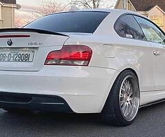 Bmw 1 series maxton gloss black side extension and gloss black spoiler - Image 5/10