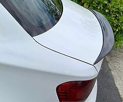 Bmw 1 series maxton gloss black side extension and gloss black spoiler - Image 9/10
