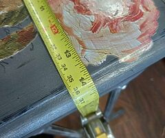 Decoupage side table.