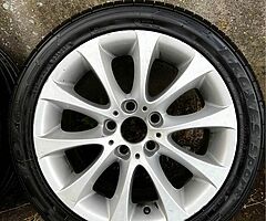 17” 5x120 alloy wheels
