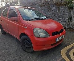 2001 Toyota Yaris Vitz (Tax 06/22 NCT 04/23) Automatic