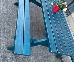 Like new solid wooden bench - Image 4/5
