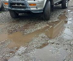 Mitsibushi pajero sport 2.5 tdi
Swap for a smaller car