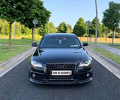 2009 Audi A4 factory sline2.0tdi diesal 143bhp 
6speed manual 
Nct 11/2022
Trade in welcome