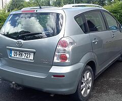 09 Toyota verso 7 seater.  2000 euro