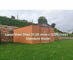 STEEL GARDEN SHEDS - HIGH QUALITY : FREE DELIVERY NATIONWIDE