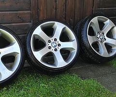 R19  5x120 bmw style 132 fat 5s alloy wheels