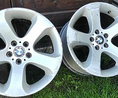 R19  5x120 bmw style 132 fat 5s alloy wheels - Image 3/6