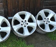 R19  5x120 bmw style 132 fat 5s alloy wheels - Image 5/6