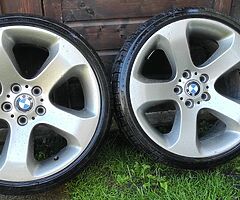 R19  5x120 bmw style 132 fat 5s alloy wheels - Image 6/6