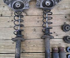 Audi A4 B8 Sline lowering springs, shocks and top mounts