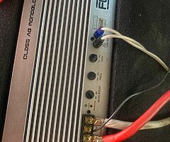2000W subwoofer built in amp