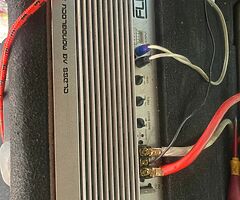 2000W subwoofer built in amp