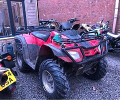 2010 road legal buyang quad 300cc Px for a touring bike or what have you