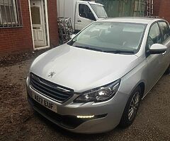 2017 PEUGEOT 308 HDI ACCESS CAT-S REAR DAMGED REPAIRABLE 45K✅ V5 PRESENT✅ X2 KEYS✅ PARTS INCLUDED✅✅✅