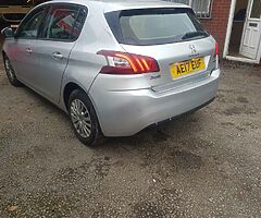 2017 PEUGEOT 308 HDI ACCESS CAT-S REAR DAMGED REPAIRABLE 45K✅ V5 PRESENT✅ X2 KEYS✅ PARTS INCLUDED✅✅✅ - Image 9/10