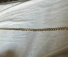 9ct 42 gram square Cuban chain - Image 4/4