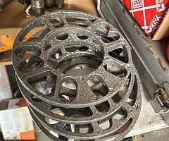 10 mm universal wheel spacers 4 of them ￼