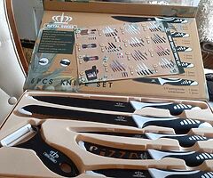 Royle swiss brand new in box 6 knife set collect from kilcock