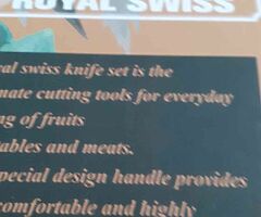 Royle swiss brand new in box 6 knife set collect from kilcock - Image 5/5