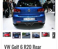 Mk6 R20 bumper