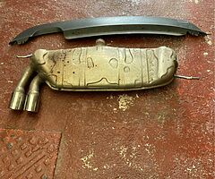 Vw golf exhaust and rear diffuser￼