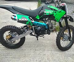New 125 cc pit bike