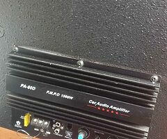 subwoofer with amplifier Tannoy