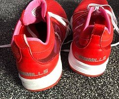 Reebok Les Mills Red Pink Trainers Size 6 bodypump