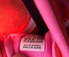 Reebok Les Mills Red Pink Trainers Size 6 bodypump - Image 3/4