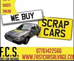 WE BUY SCRAP CARS