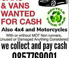 We Buy Cars, Vans & 4x4s