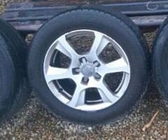 Audi A4 Alloys New Tires 5x112