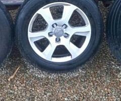 Audi A4 Alloys New Tires 5x112