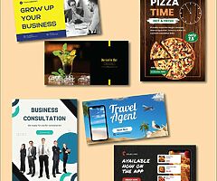 Window sticker/label/flyer/business logo