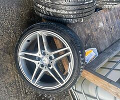 Mercedes amg alloy wheels