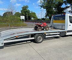 Empty Tow Truck Dublin - Letterkenny-Derry Donegal -Dublin
