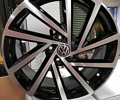 19” AUDI VW ALLOY WHEELS TYRES SEAT SKODA brand new - Image 4/5