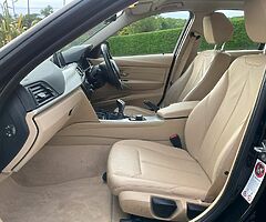 2014 BMW 316 DIESEL ONLY ONE LADY OWNER CREAM LEATHER 6 SPEED MANUAL - Image 8/10