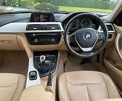 2014 BMW 316 DIESEL ONLY ONE LADY OWNER CREAM LEATHER 6 SPEED MANUAL - Image 9/10