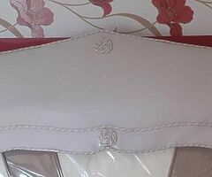 Pelmet with matching curtains
