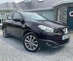 2014 NISSAN QASHQAI +2 SAT NAV 4 WHEEL DRIVE GLASS ROOF LEATHER 6 SPEED MANUAL