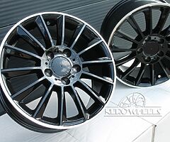 Mercedes AMG 14 spoke alloys - 5x112