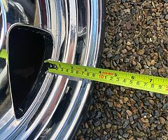 Chrome dished alloys jap fitment 5x114.3