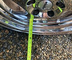 Chrome dished alloys jap fitment 5x114.3