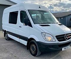 2011 MERCEDES SPRINTER 313 CDI 6 SEATER CREW/WELFARE VAN✅ NIGHT HEATER☹ 230V ELECTRIC✅WATER✅ 130HP✅