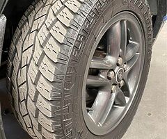 4 x 255/55R18 Toyo Open Country AT tyres
