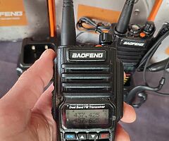 Baofeng UV-9R Plus Waterproof Walkie Talkie Professional Two Way Radios Extra Long Range New In Box