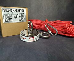 Magnet Fishing Double Sided 250kg Each Side D75mm New In Box - Image 8/10
