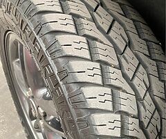 4 x 255/55R18 Toyo Open Country AT tyres